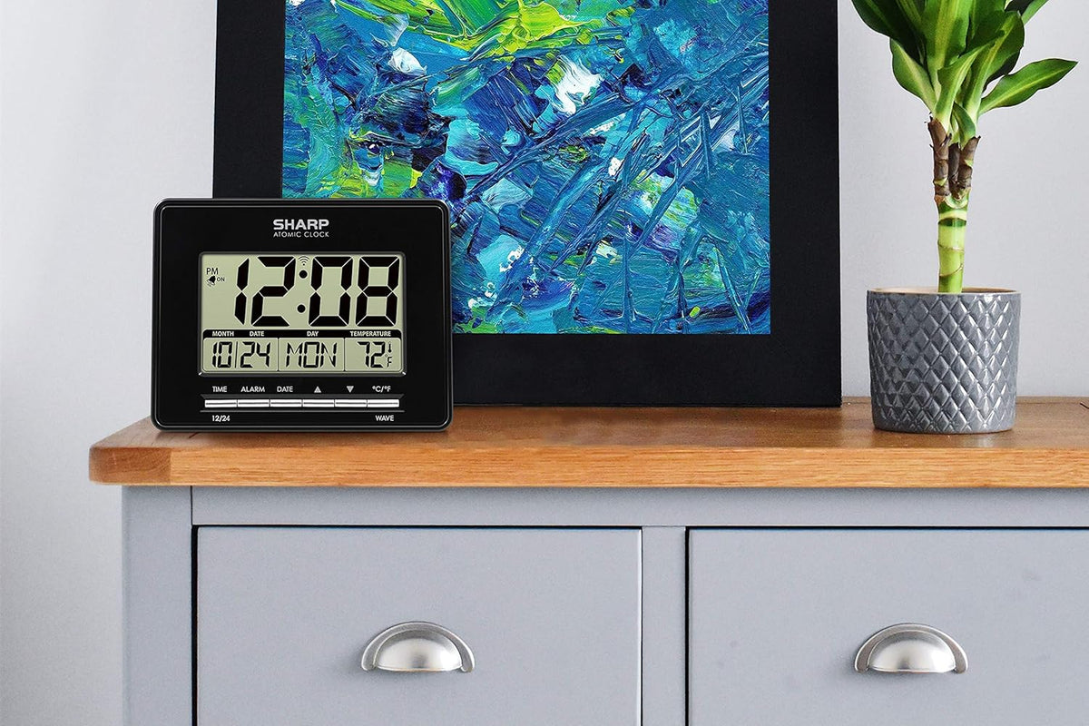 Sharp Atomic Digital Alarm Clock