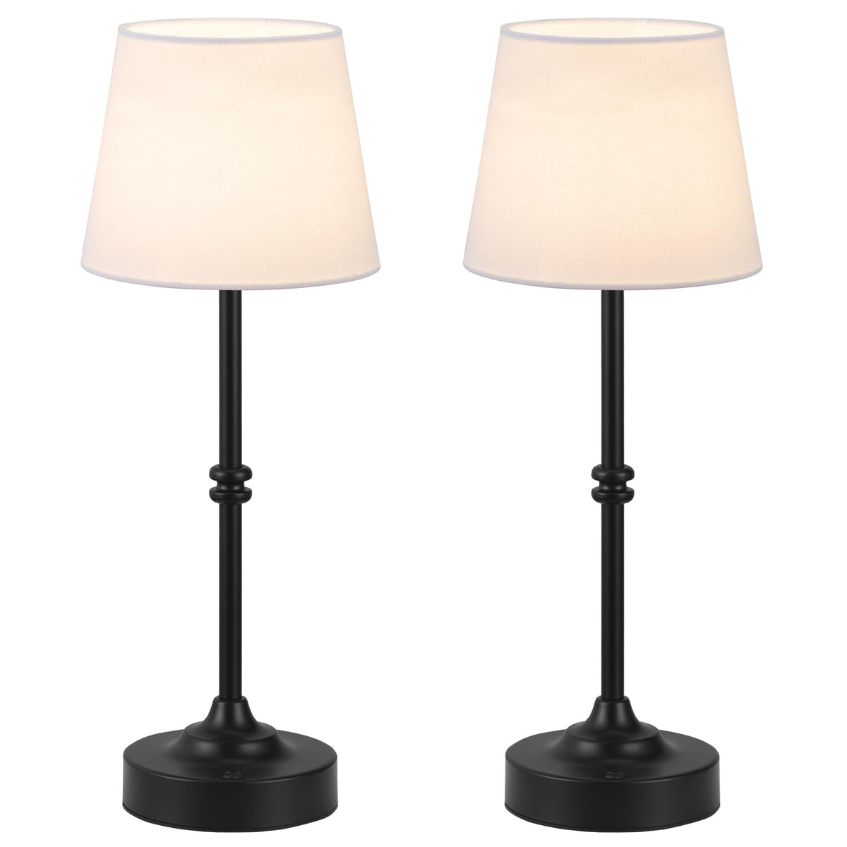 Kakanuo Cordless Table Lamp, Rechargeable Battery Operated, Brass, 1 Pack