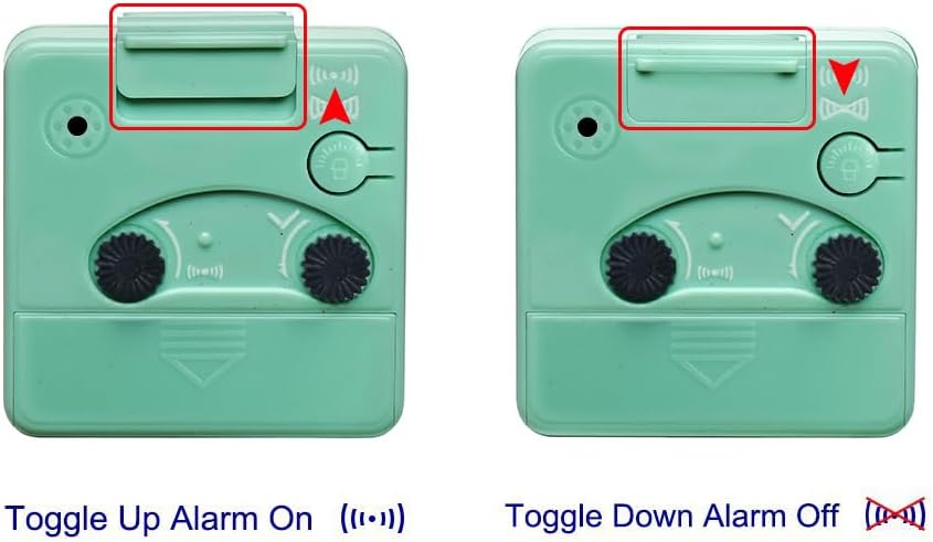 Peakeep Ultra Small, Battery Travel Alarm Clock with Snooze and Light