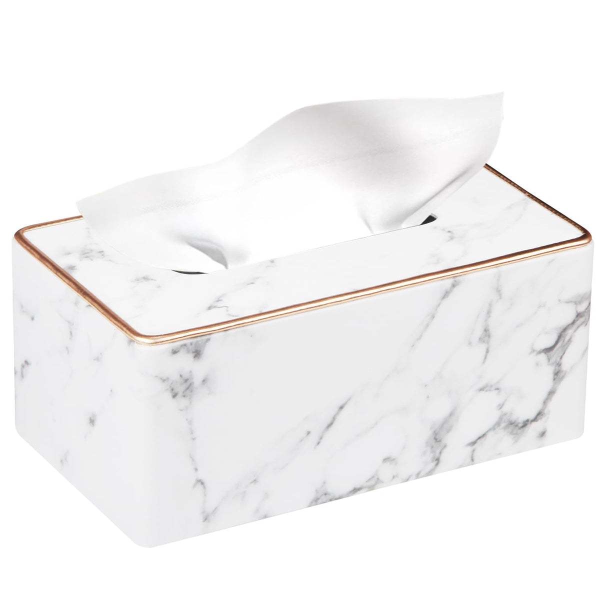 Retro Tissue Box Cover Rectangle,Aesthetic Facial Tissue Cube Box Holder