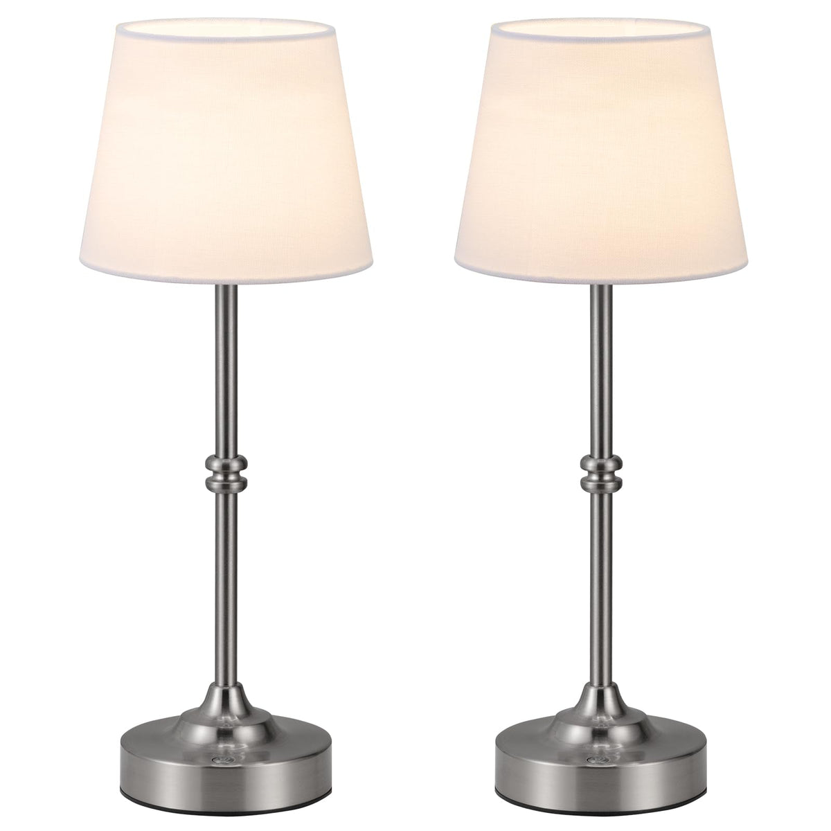 Kakanuo Cordless Table Lamp, Rechargeable Battery Operated, Brass, 1 Pack