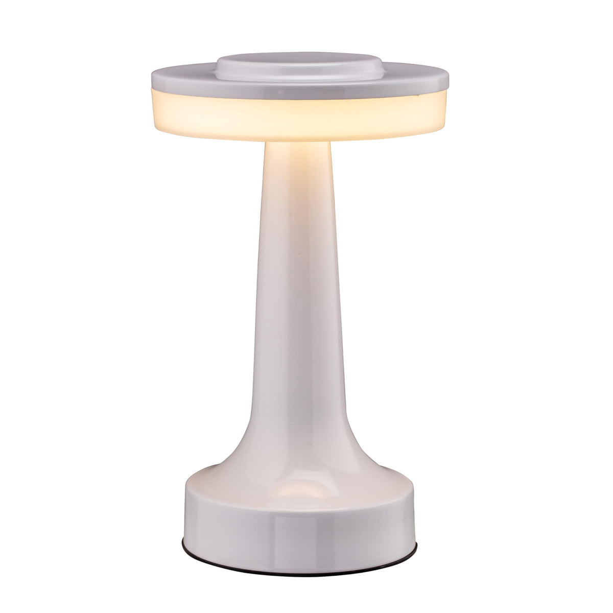 O'Bright Dome Cordless Rechargeable LED Mushroom Table Lamp, Gold