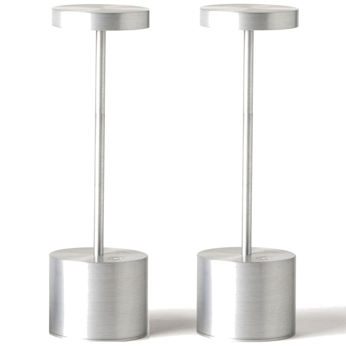 SAKRINGT 2 Pack Rechargeable Table Lamp, LED Cordless Table Lamp,5000mAh Battery Operated Portable Table Light,Dimming for Restaurant/Patio/Outdoor(Black)