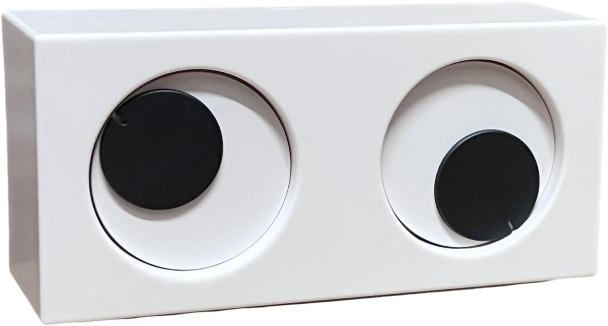 Novelty Rotating Eyes Desktop Clock Fun Looking Time Tracker Funny Clocks