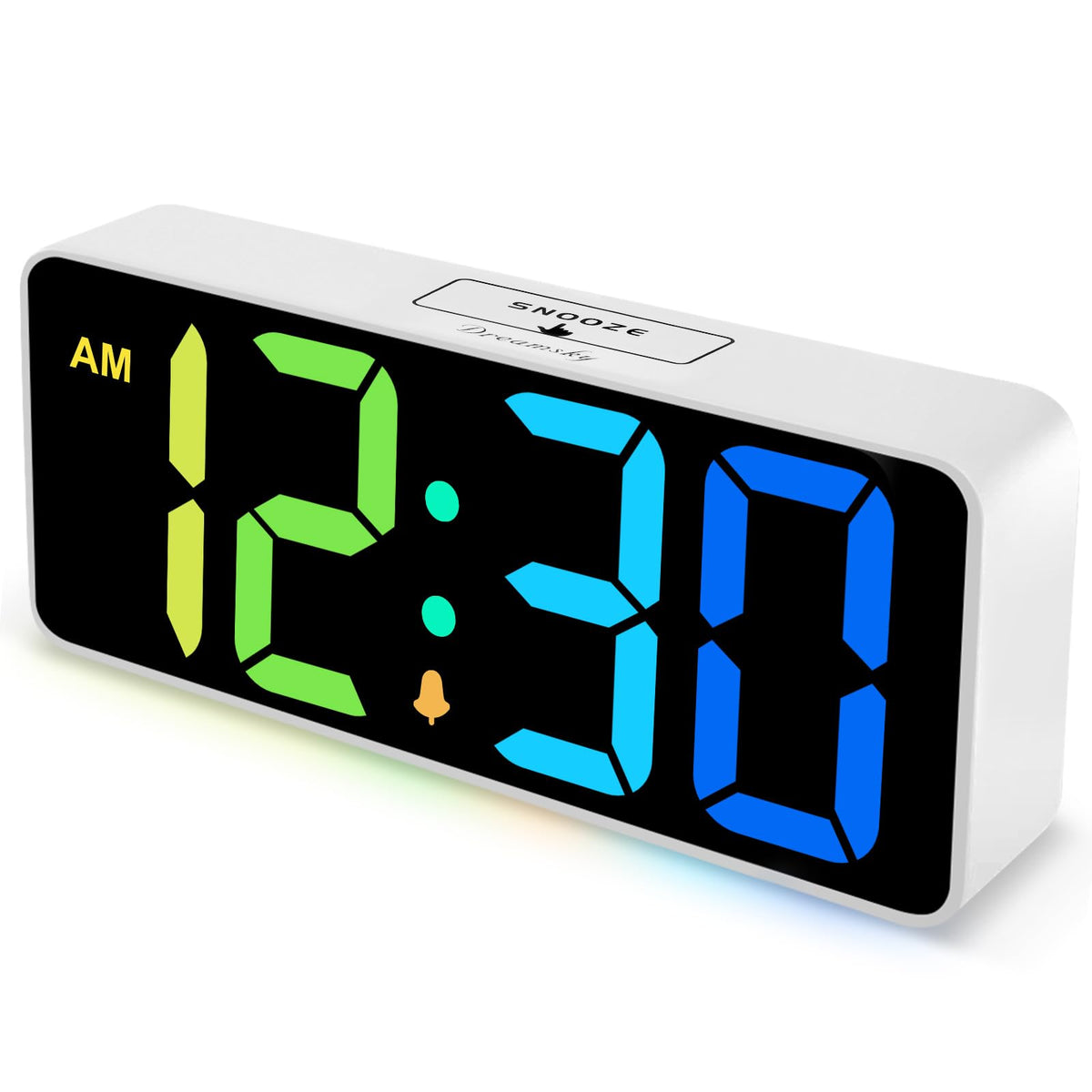 DreamSky Large Digital Alarm Clock Big Number for Seniors/Visually Impaired