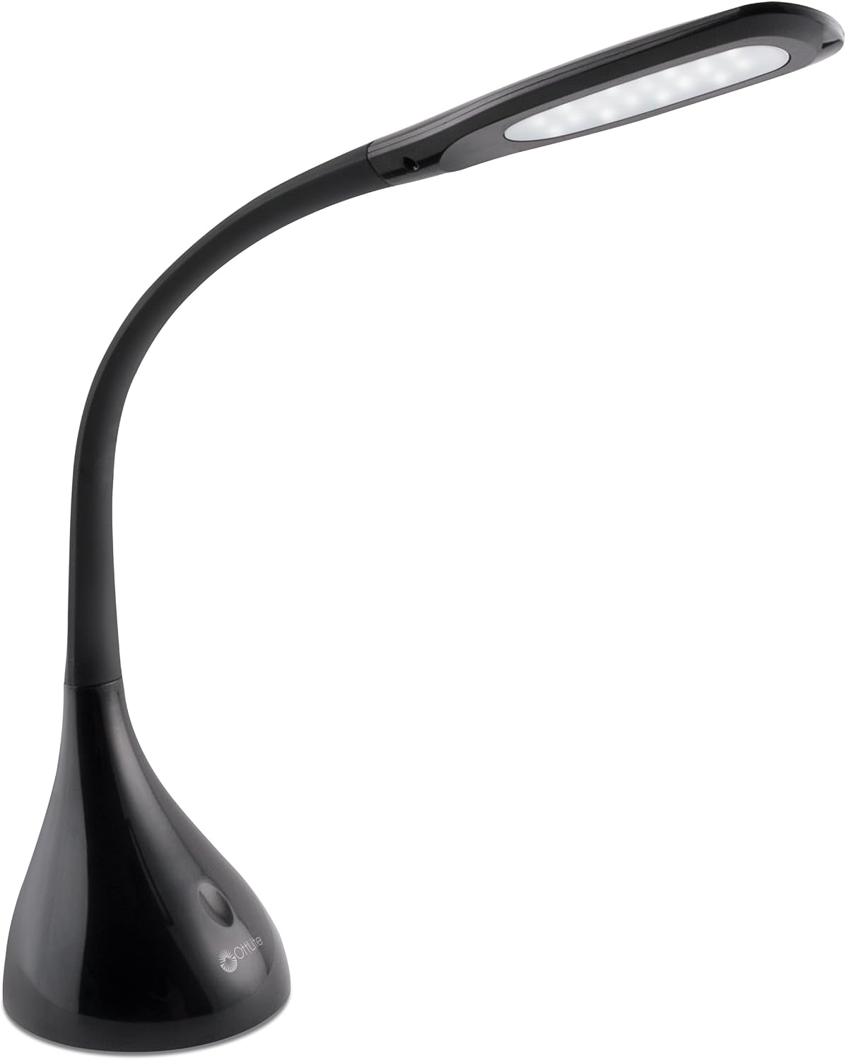 OttLite Creative Curves LED Desk Lamp, Black