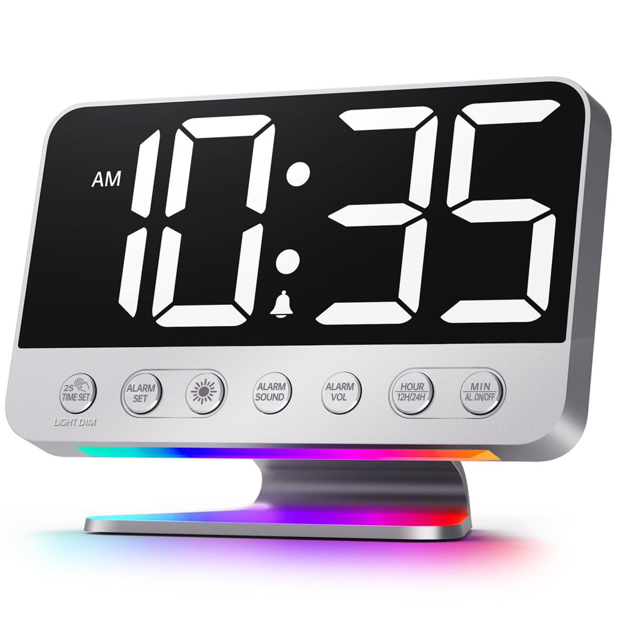 Odokee Digital Alarm Clocks for Bedrooms: Easy to Read Across The Room