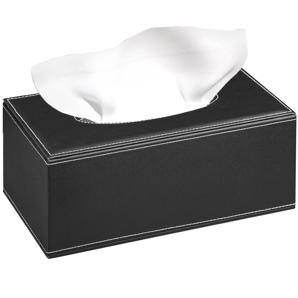Retro Tissue Box Cover Rectangle,Aesthetic Facial Tissue Cube Box Holder