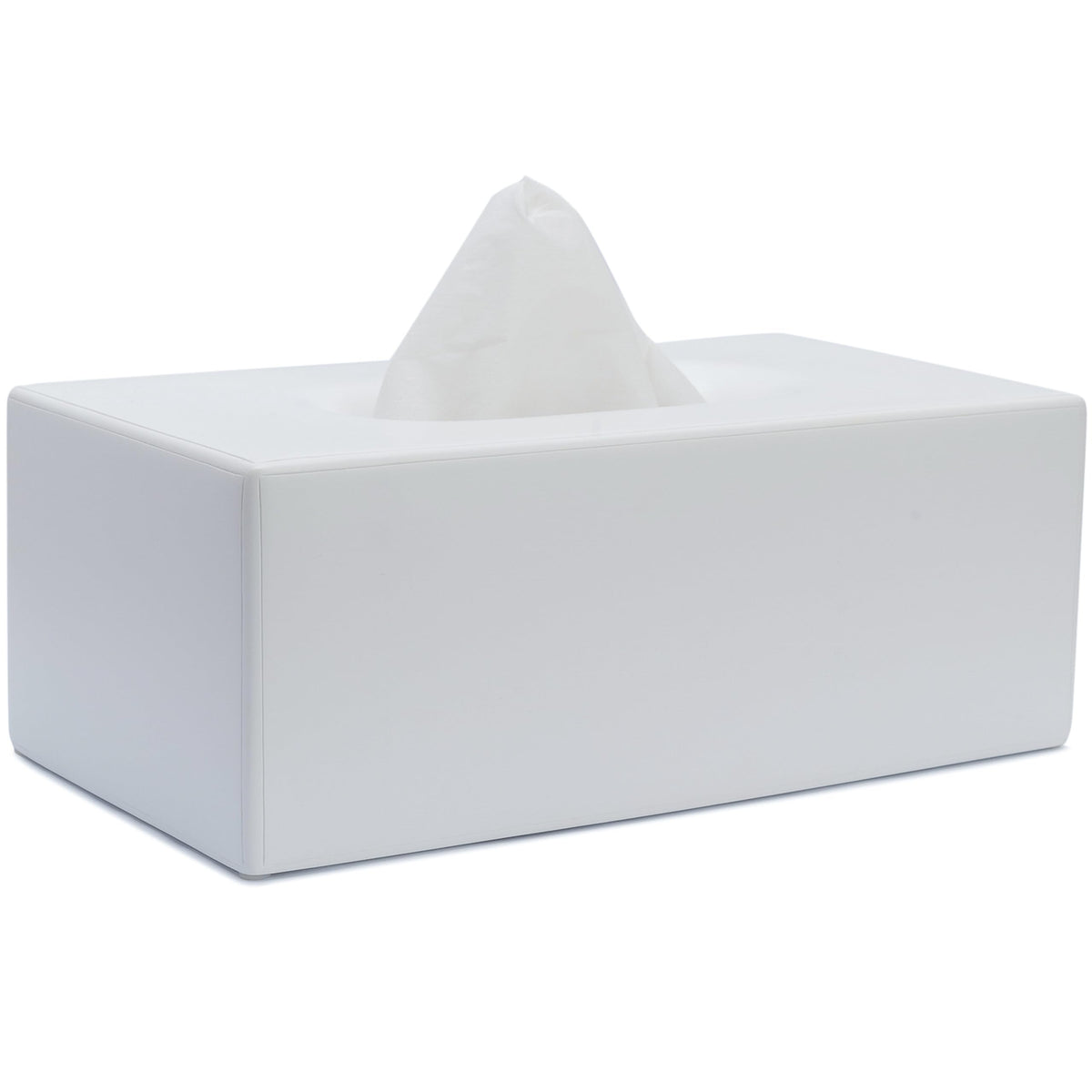 Yew Design Matte Black Square Tissue Box Cover