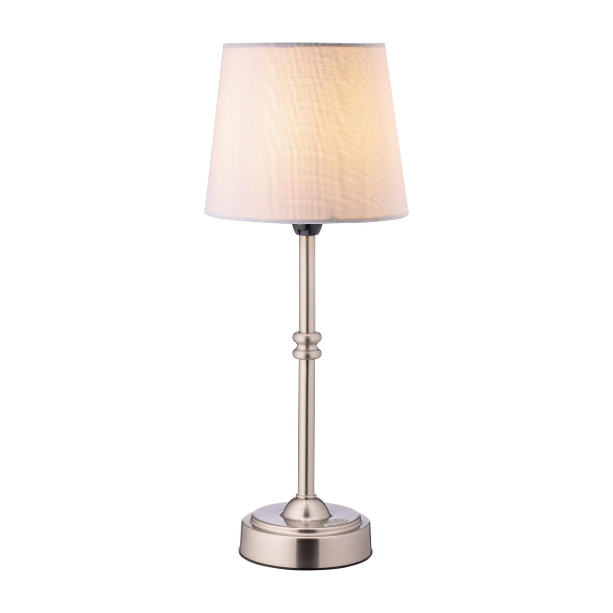 O'Bright Seraph Cordless Rechargeable LED Table Lamp, Antique Brass