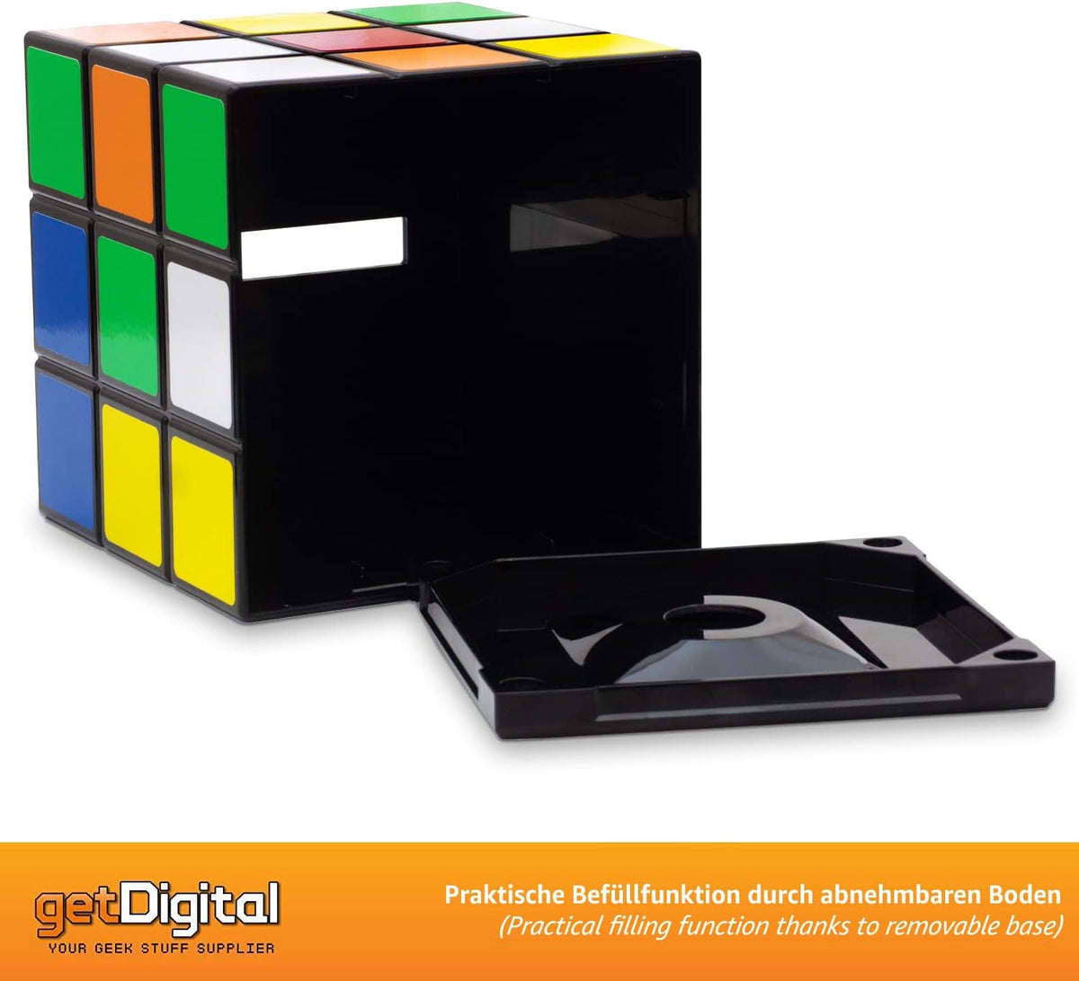 getDigital Plastic Magic Cube Tissue Box Cover, Holder for Square Tissue Boxes with Magnetic Lock, Multi Color