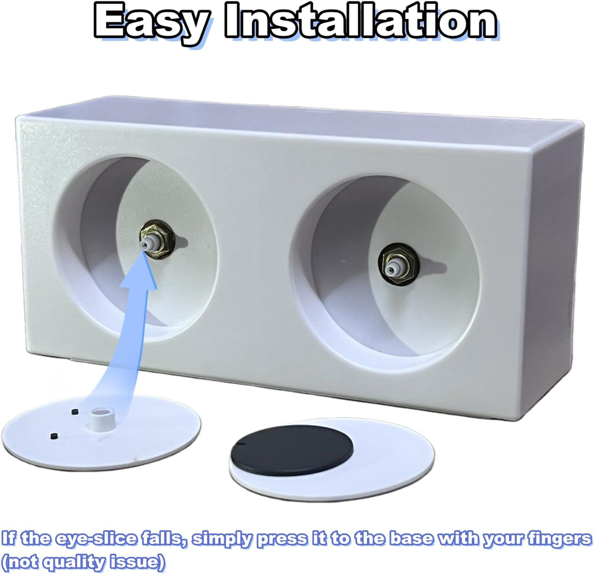 Novelty Rotating Eyes Desktop Clock Fun Looking Time Tracker Funny Clocks