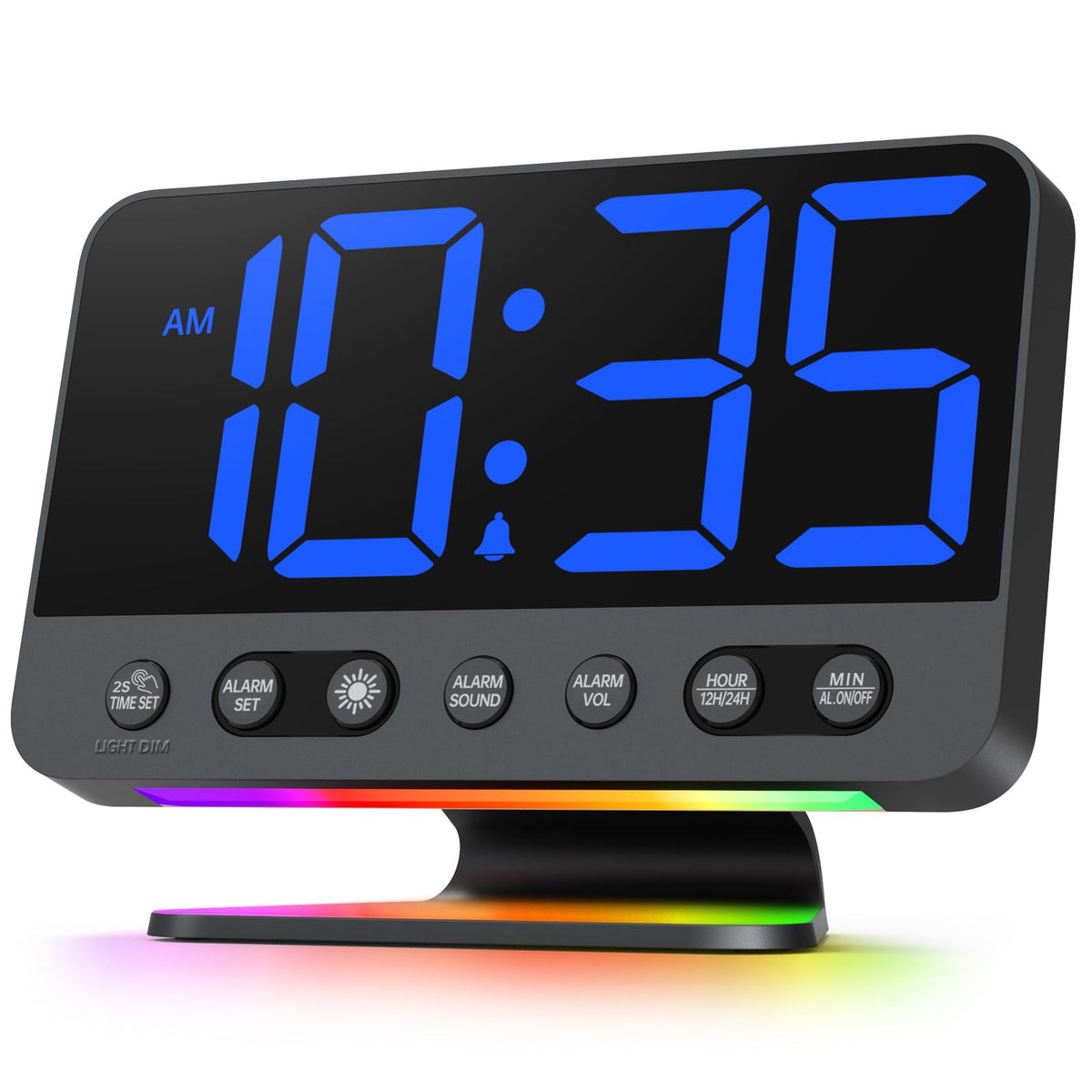 Odokee Digital Alarm Clocks for Bedrooms: Easy to Read Across The Room