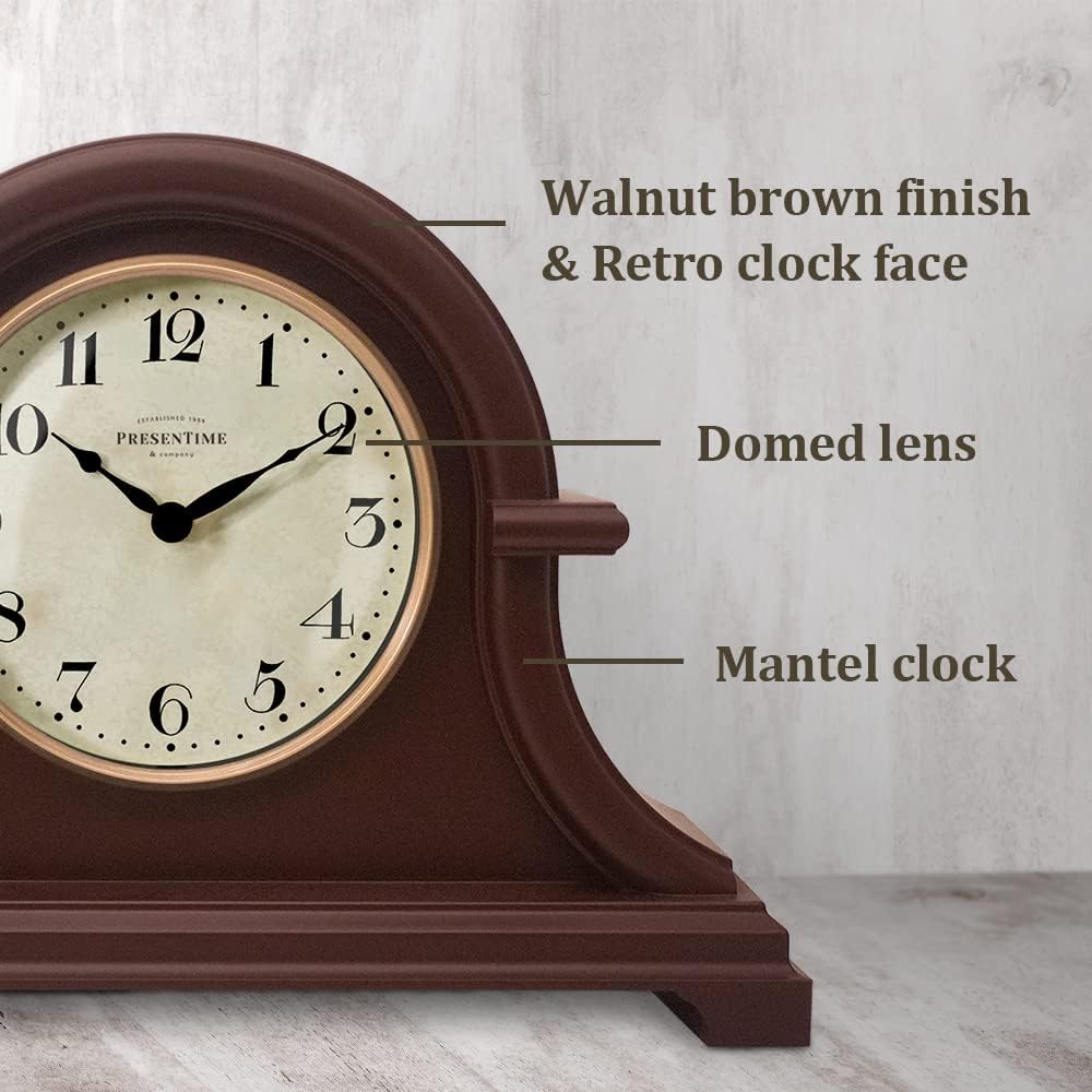 Presentime Mantel Clock Vintage Farmhouse Series