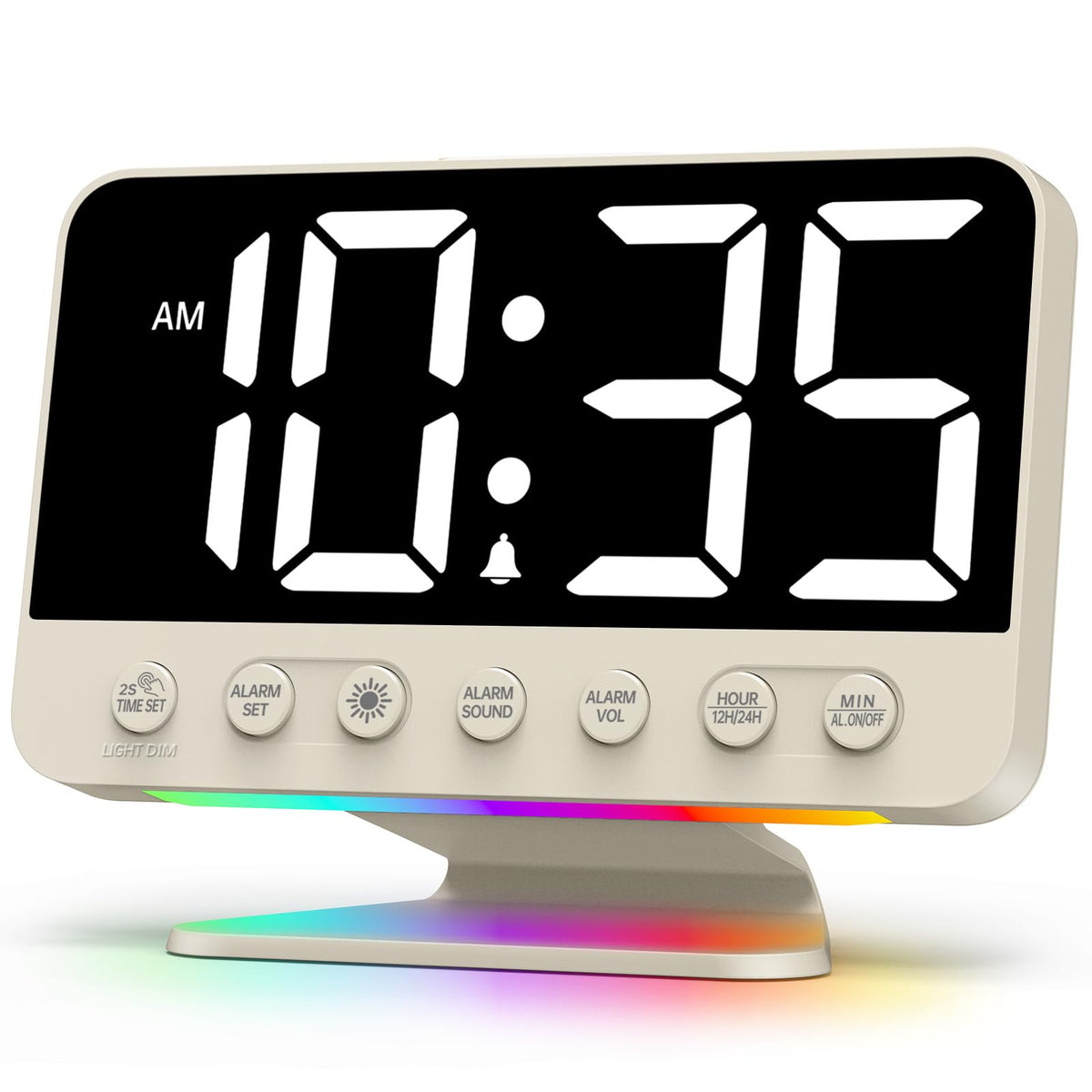 Odokee Digital Alarm Clocks for Bedrooms: Easy to Read Across The Room