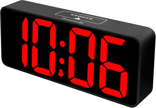 DreamSky Large Digital Alarm Clock Big Number for Seniors/Visually Impaired