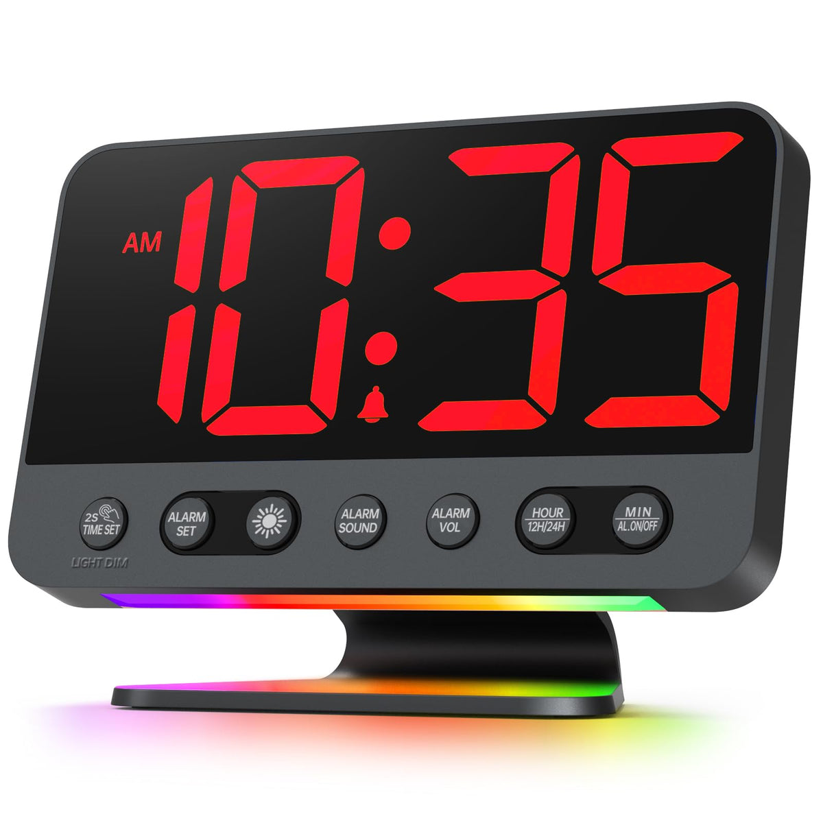 Odokee Digital Alarm Clocks for Bedrooms: Easy to Read Across The Room
