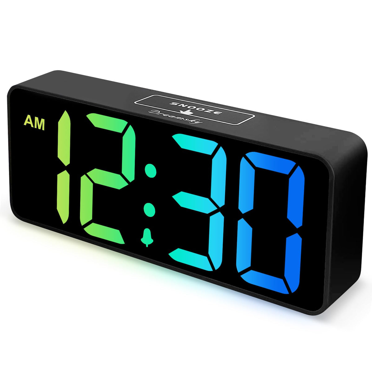 DreamSky Large Digital Alarm Clock Big Number for Seniors/Visually Impaired