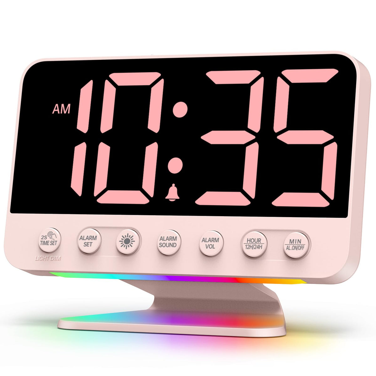 Odokee Digital Alarm Clocks for Bedrooms: Easy to Read Across The Room