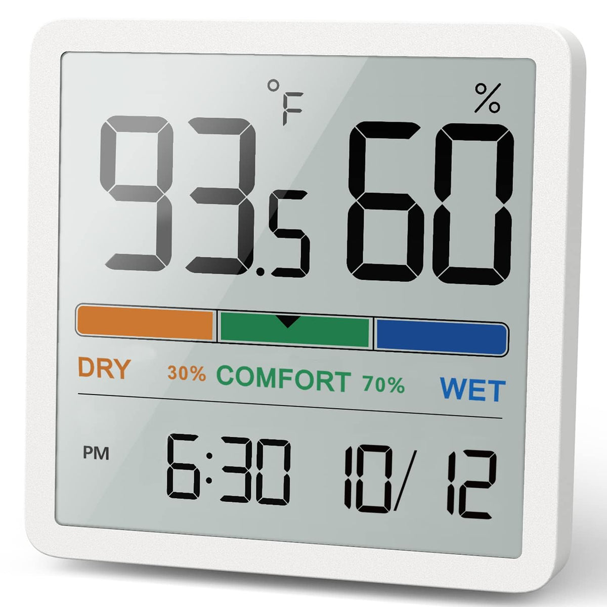 Digital Hygrometer Indoor Thermometer, Humidity Monitor with Calibration