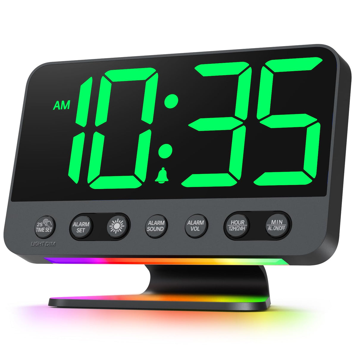 Odokee Digital Alarm Clocks for Bedrooms: Easy to Read Across The Room