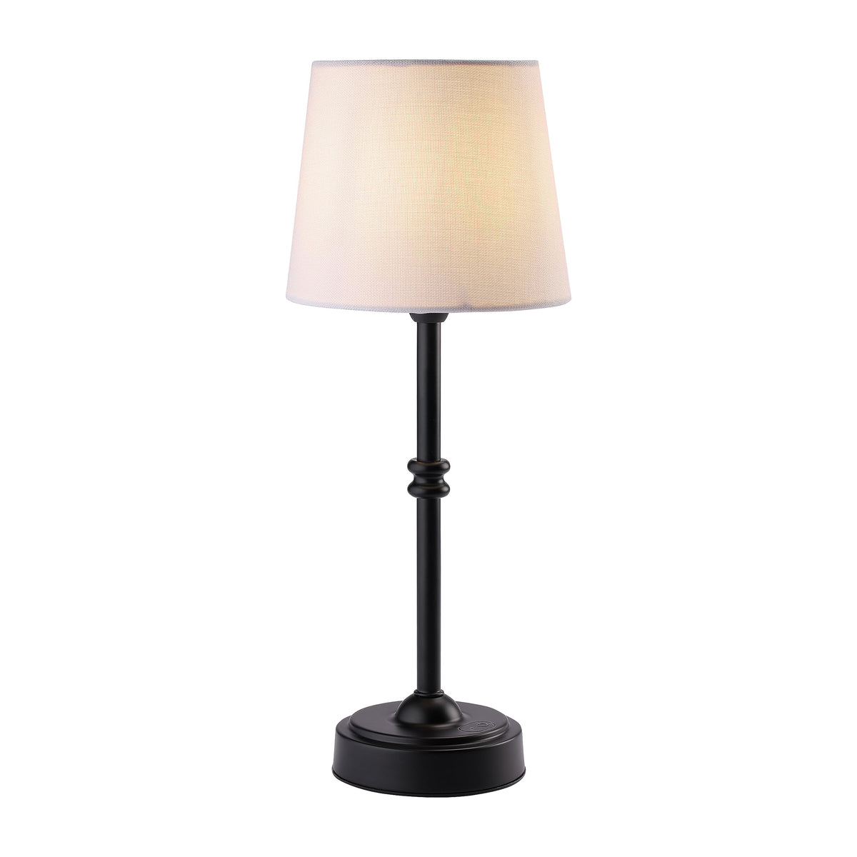 O'Bright Seraph Cordless Rechargeable LED Table Lamp, Antique Brass