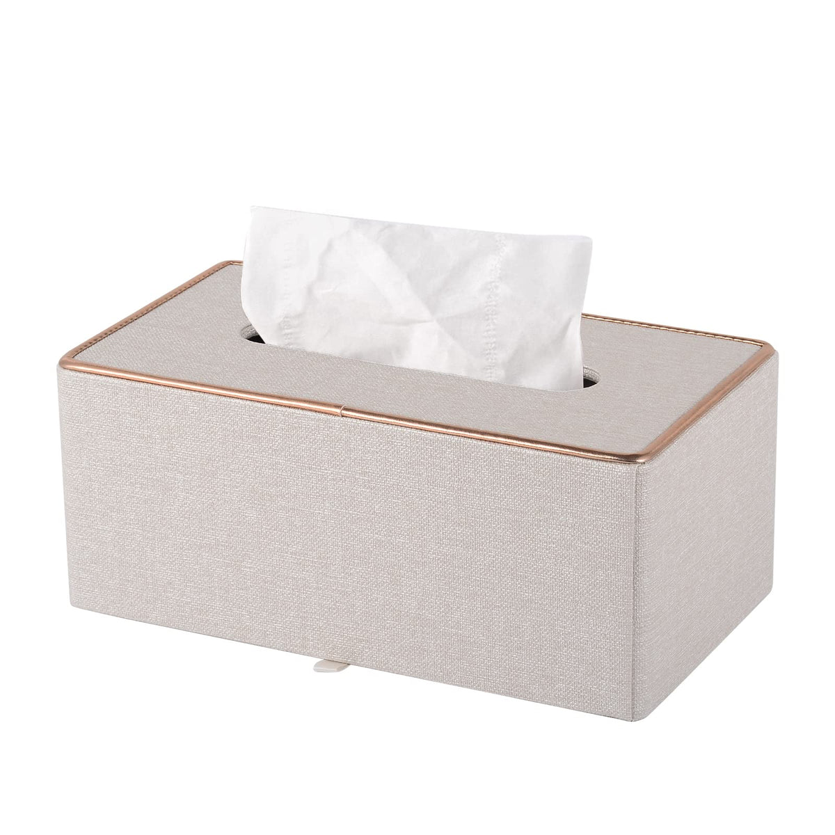 Tissue Box Cover Square,Modern Leather Tissue Box Holder for Napkin Facial Paper Organizer Bottom with Magnet Reinforcement for Home/Hotel/Restaurant/Office/car/Living Room(Retro)