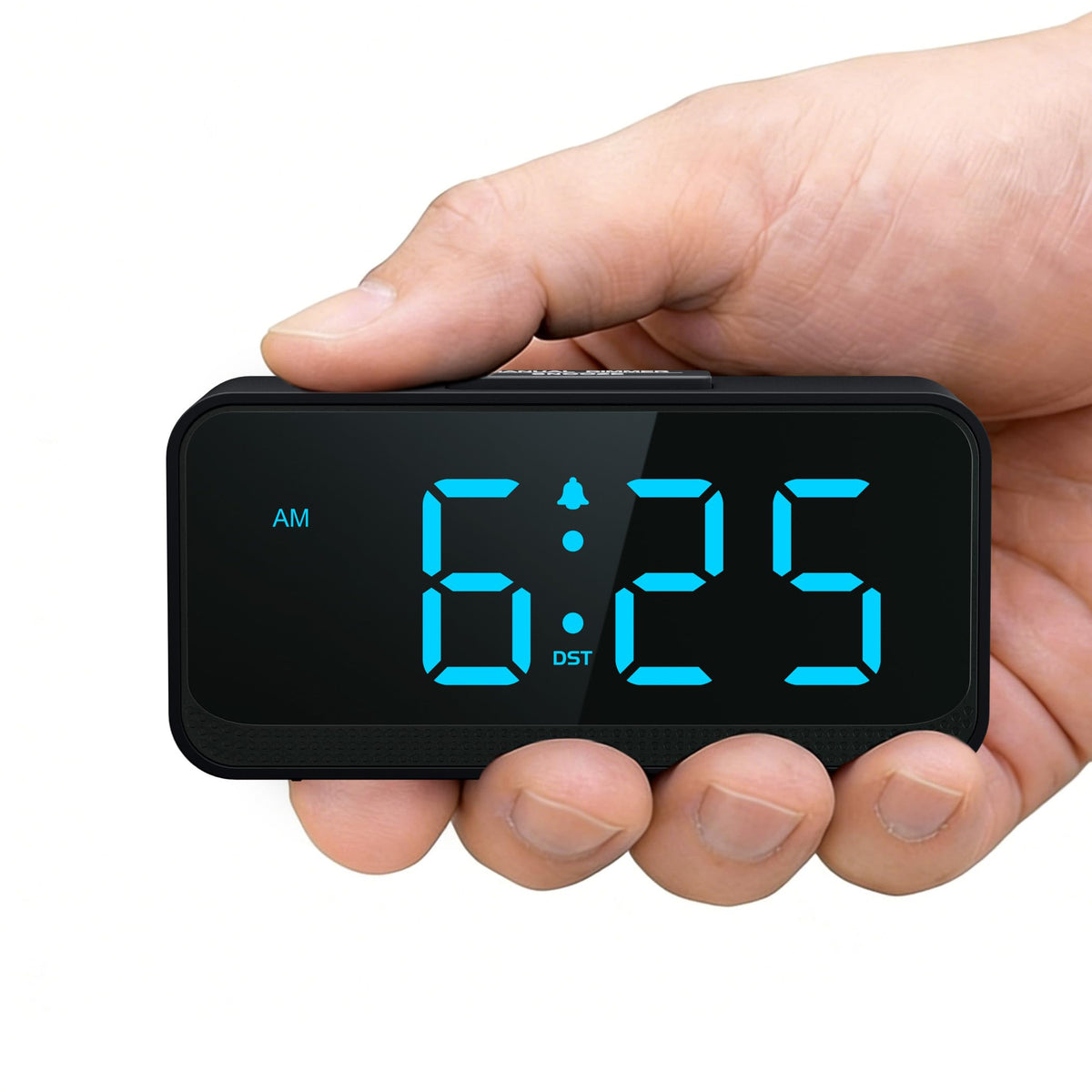Battery Operated Small Alarm Clock: Compact Cordless Design