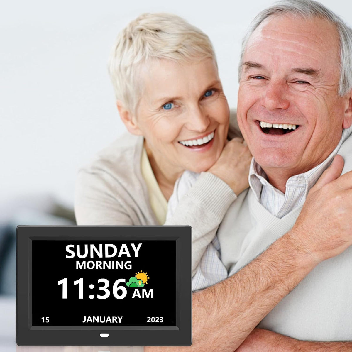 LXBYJKJ 10 Inch Digital Clock Large Font Alarm Clocks for Elderly