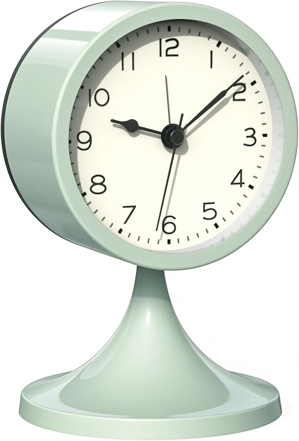 AYRELY® 3" Analog Alarm Clock, Retro Small Clock, Desk Clock for Bathroom