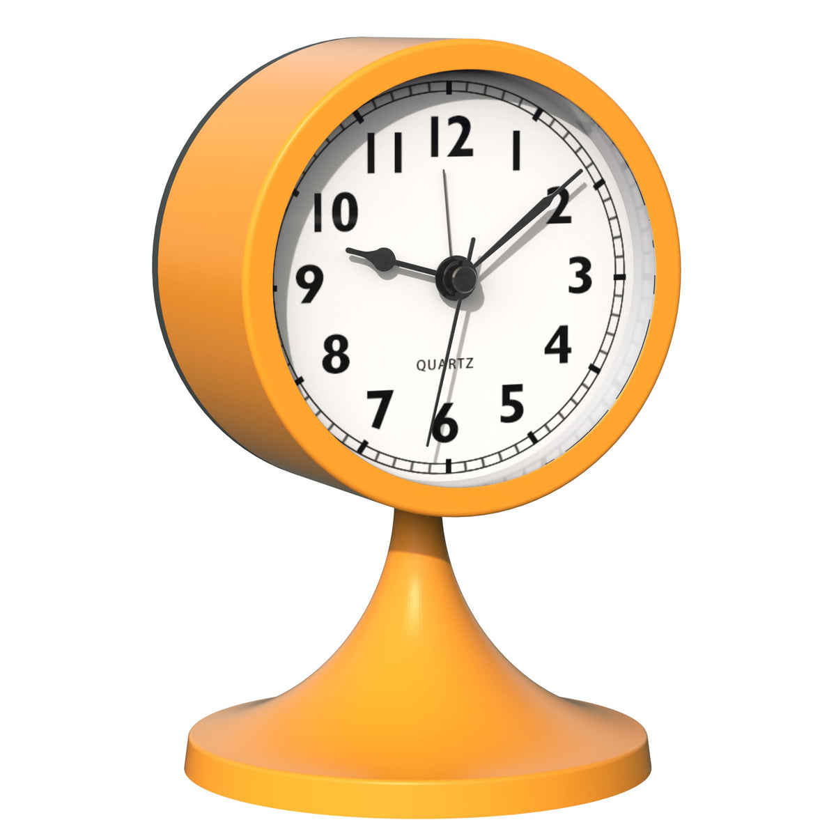 AYRELY® 3" Analog Alarm Clock, Retro Small Clock, Desk Clock for Bathroom