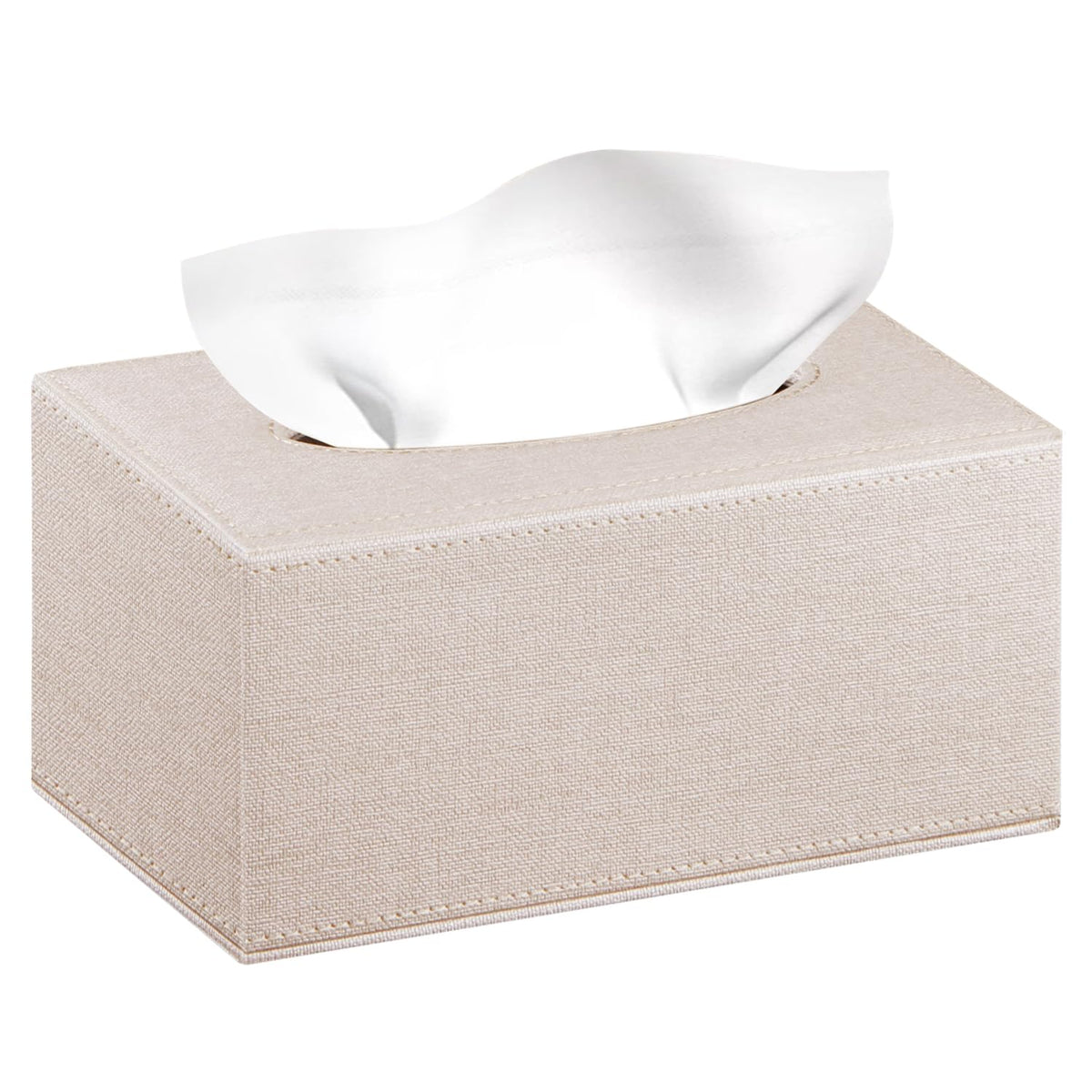 Retro Tissue Box Cover Rectangle,Aesthetic Facial Tissue Cube Box Holder