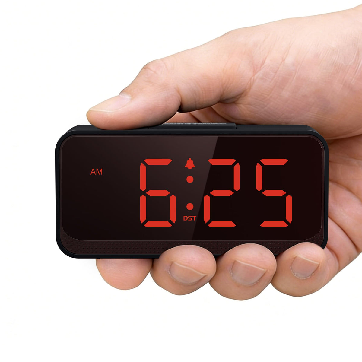 Battery Operated Small Alarm Clock: Compact Cordless Design