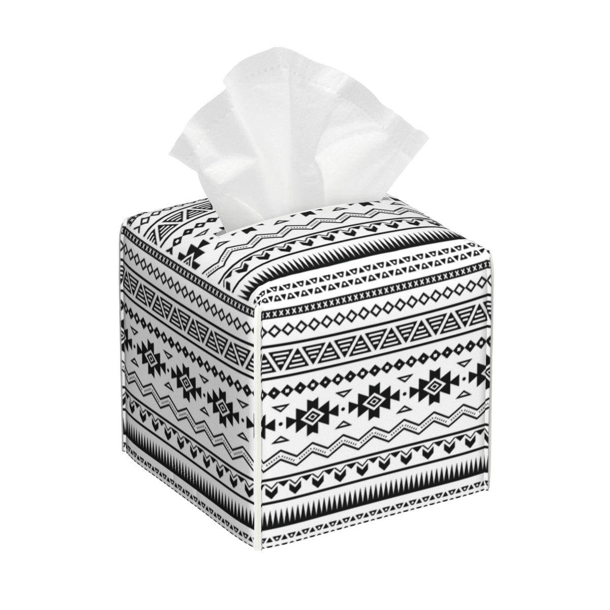 Eucalyptus Leaves and Flowers Tissue Box Cover Square,Watercolor Green Leaves Branches Tissue Box Holder Waterproof Leather Facial Paper Organizer Dispenser for Bathroom Home Car Nightstand Vanity