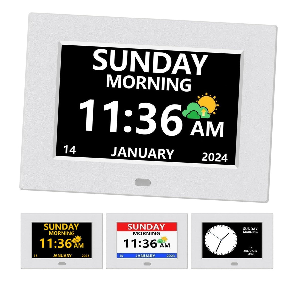 LXBYJKJ 10 Inch Digital Clock Large Font Alarm Clocks for Elderly