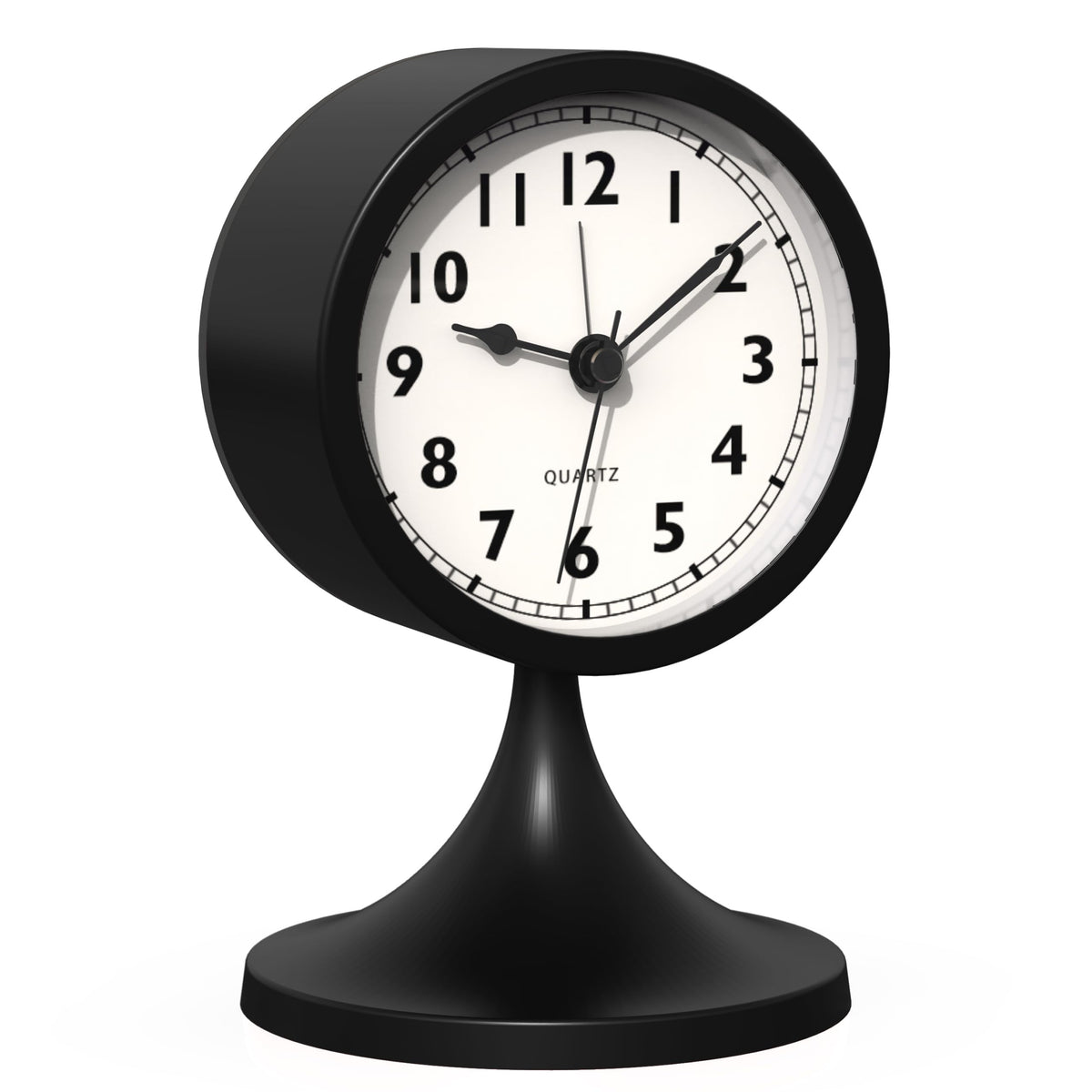 AYRELY® 3" Analog Alarm Clock, Retro Small Clock, Desk Clock for Bathroom