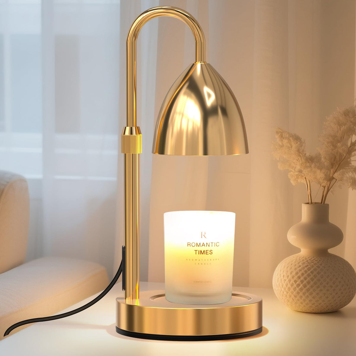 Candle Warmer Lamp with Timer Dimmer, Home Decor for Birthday Gifts Women
