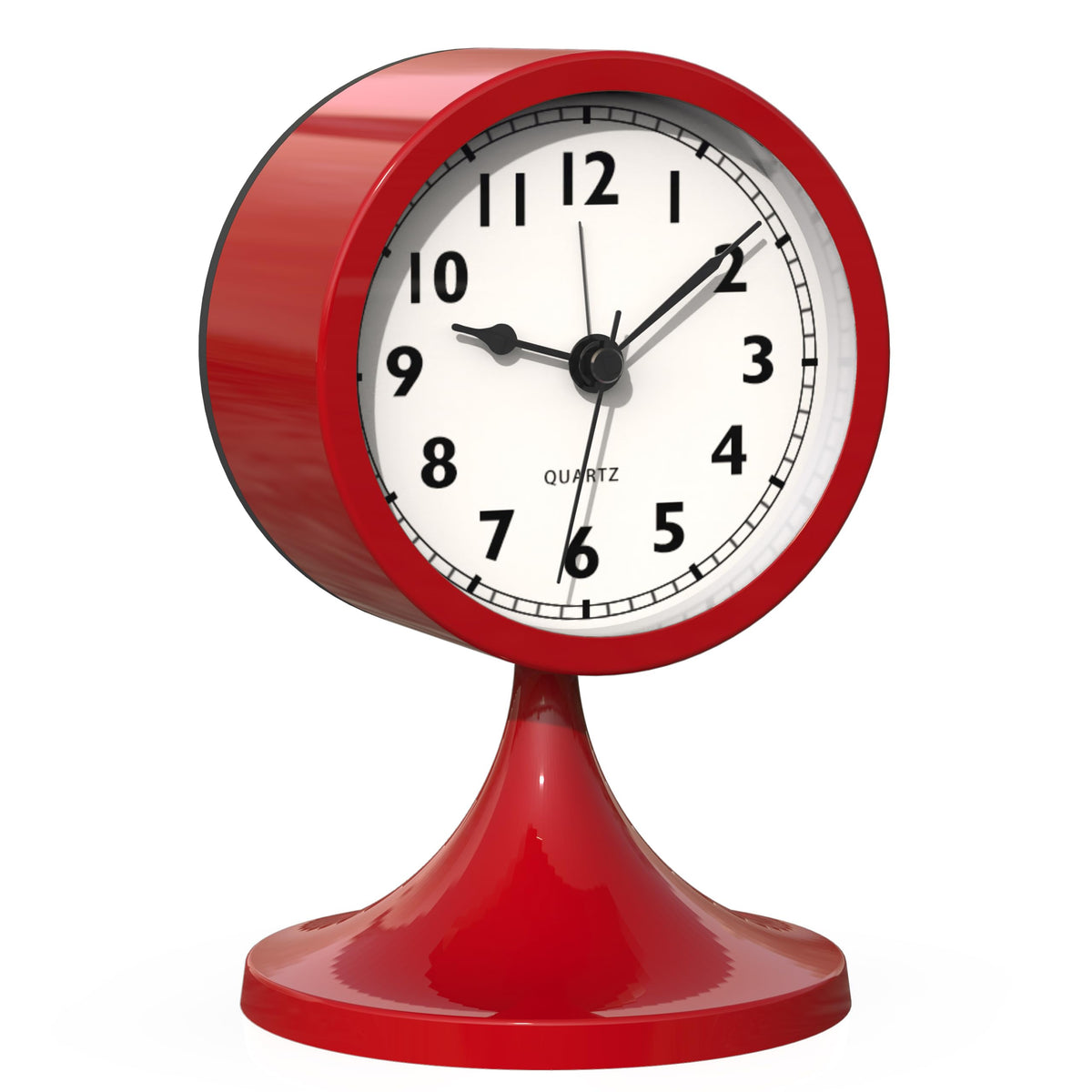 AYRELY® 3" Analog Alarm Clock, Retro Small Clock, Desk Clock for Bathroom