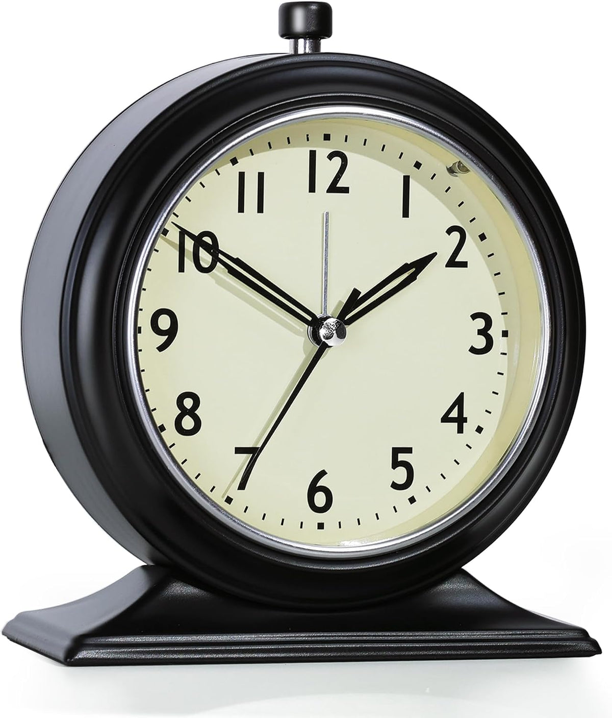 AYRELY® 5.5" Vintage Metal Alarm Clock, Desk and Table Clock for Shelf