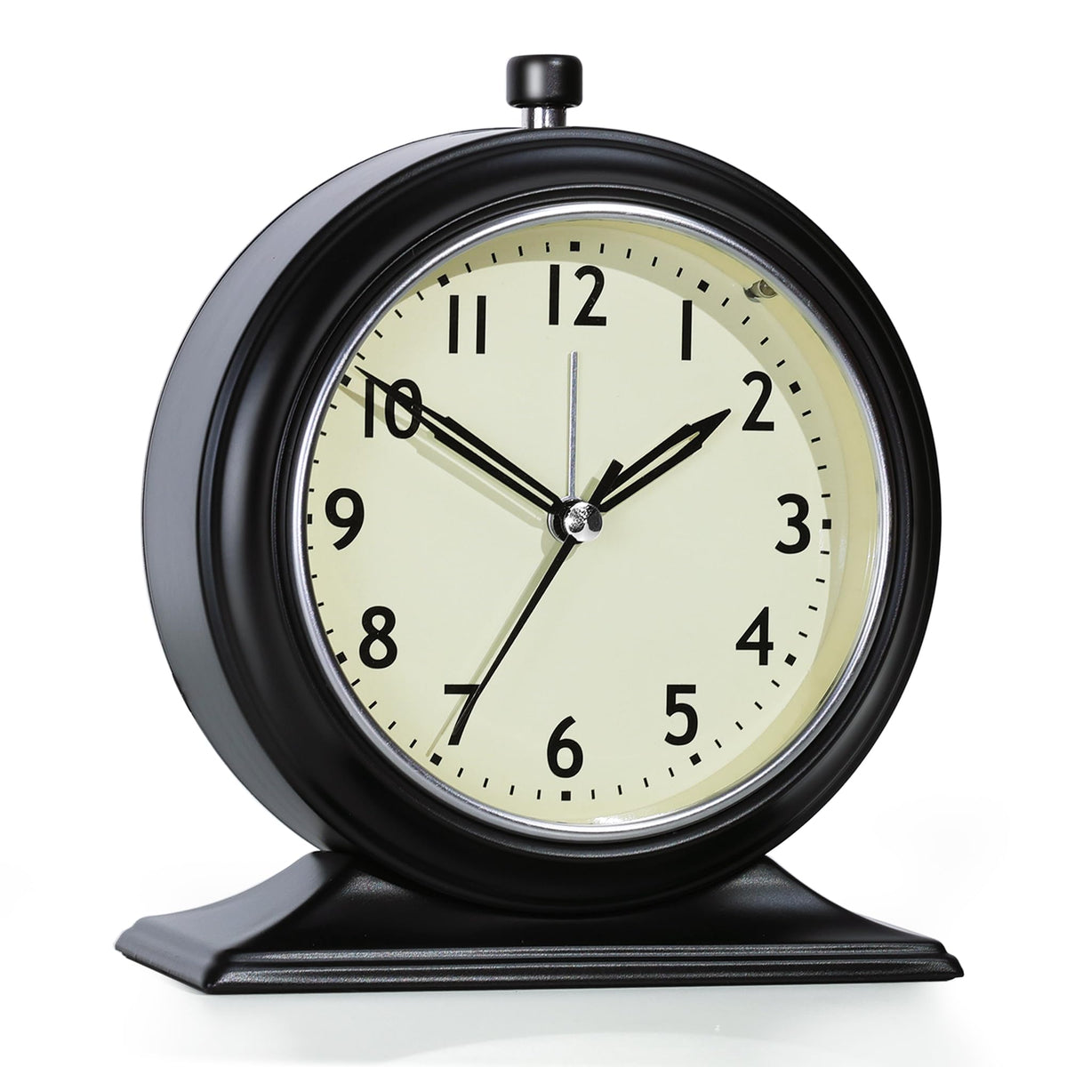 AYRELY® 5.5" Vintage Metal Alarm Clock, Desk and Table Clock for Shelf