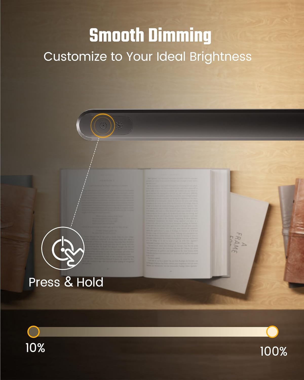 SUPERDANNY Eye-Caring LED Desk Lamp Work Lamp Office Lamp with Side Clamp